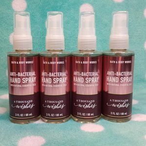 4 Piece A Thousand Wishes Anti-Bacterial Hand Spray With Natural Essential Oils